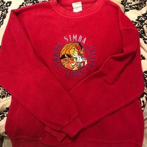 The Disney Store red women’s sweater